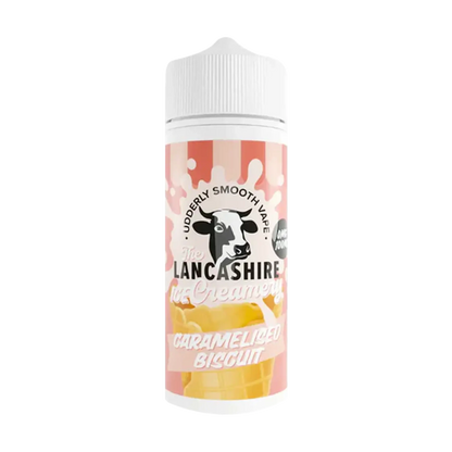 The Lancashire Creamery 100ml Shortfill - Caramelised Biscuit