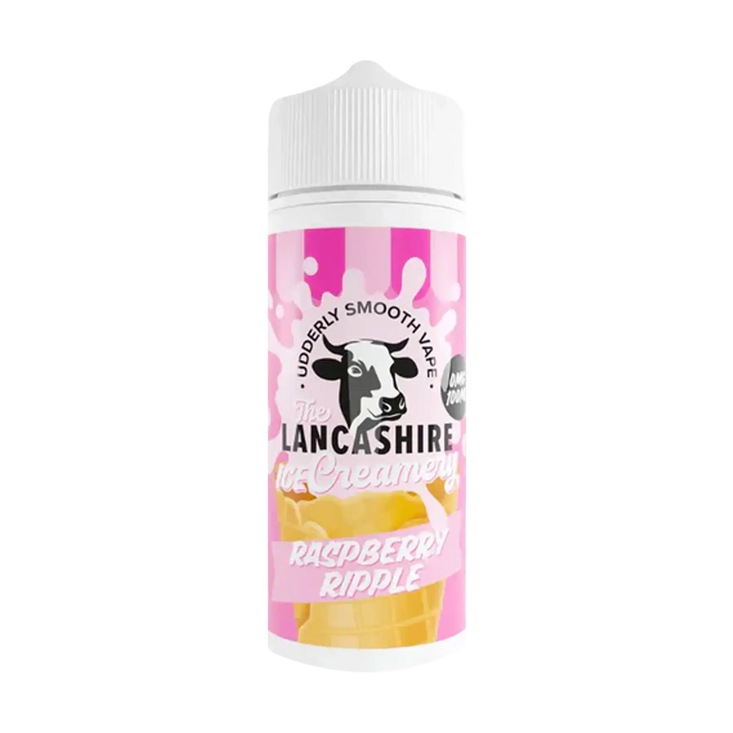 The Lancashire Creamery 100ml Shortfill - Raspberry Ripple