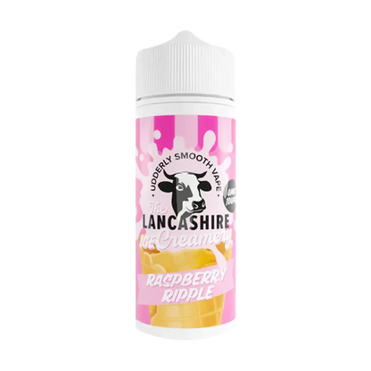 The Lancashire Creamery 100ml Shortfill - Raspberry Ripple