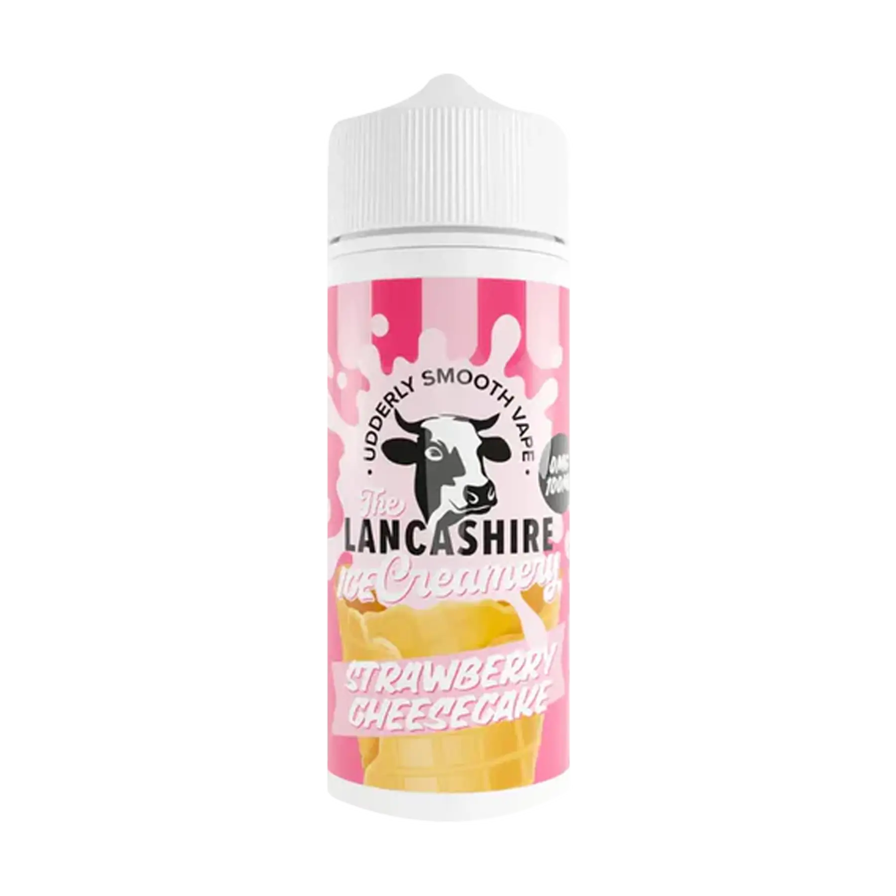 The Lancashire Creamery 100ml Shortfill - Strawberry Cheesecake