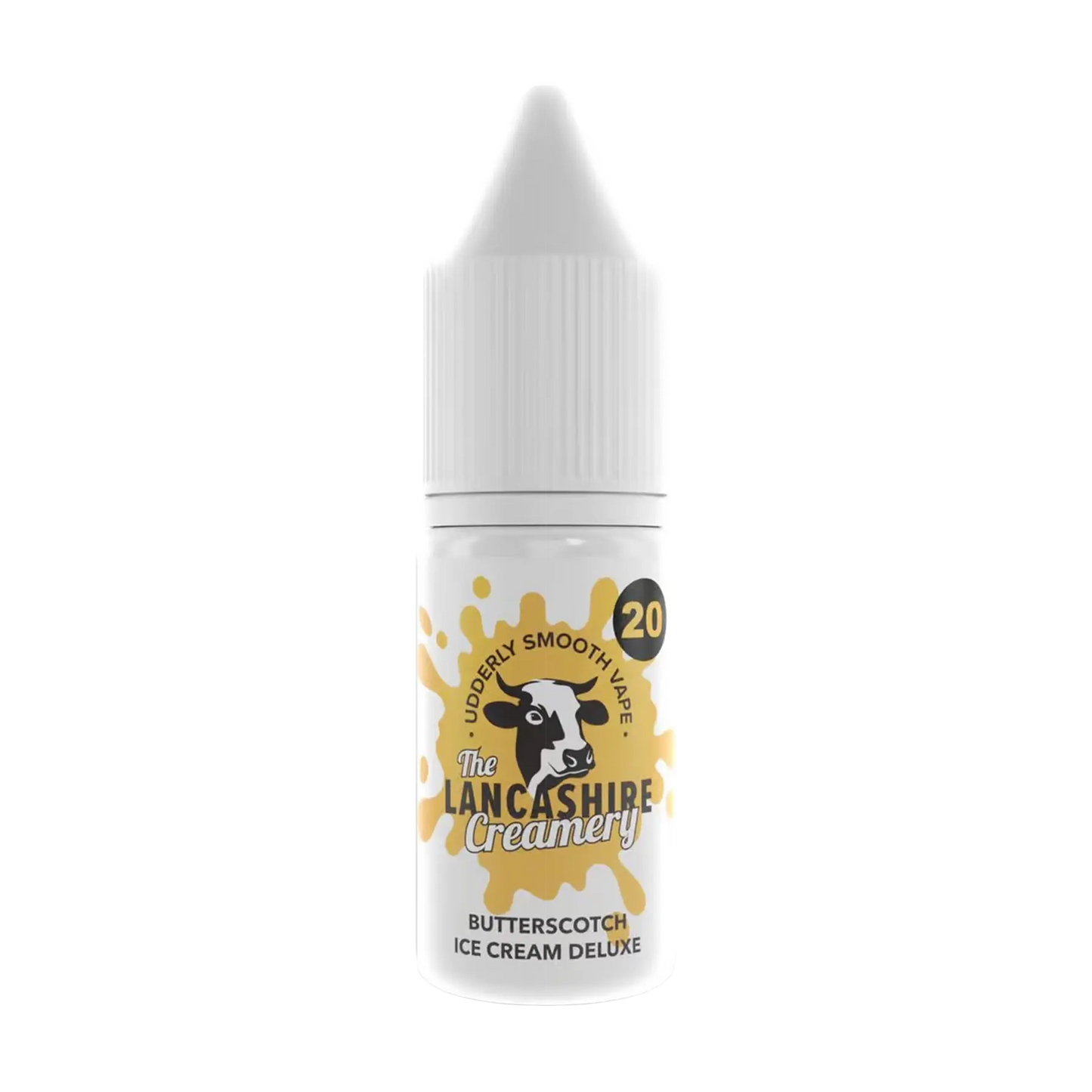 Lancashire Creamery 10ml Nicotine Salt - Butterscotch Ice Cream Deluxe