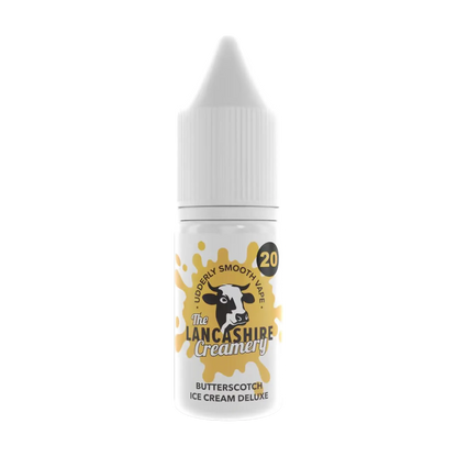 Lancashire Creamery 10ml Nicotine Salt - Butterscotch Ice Cream Deluxe