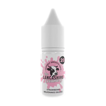 Lancashire Creamery 10ml Nicotine Salt - Strawberry Milkshake Deluxe