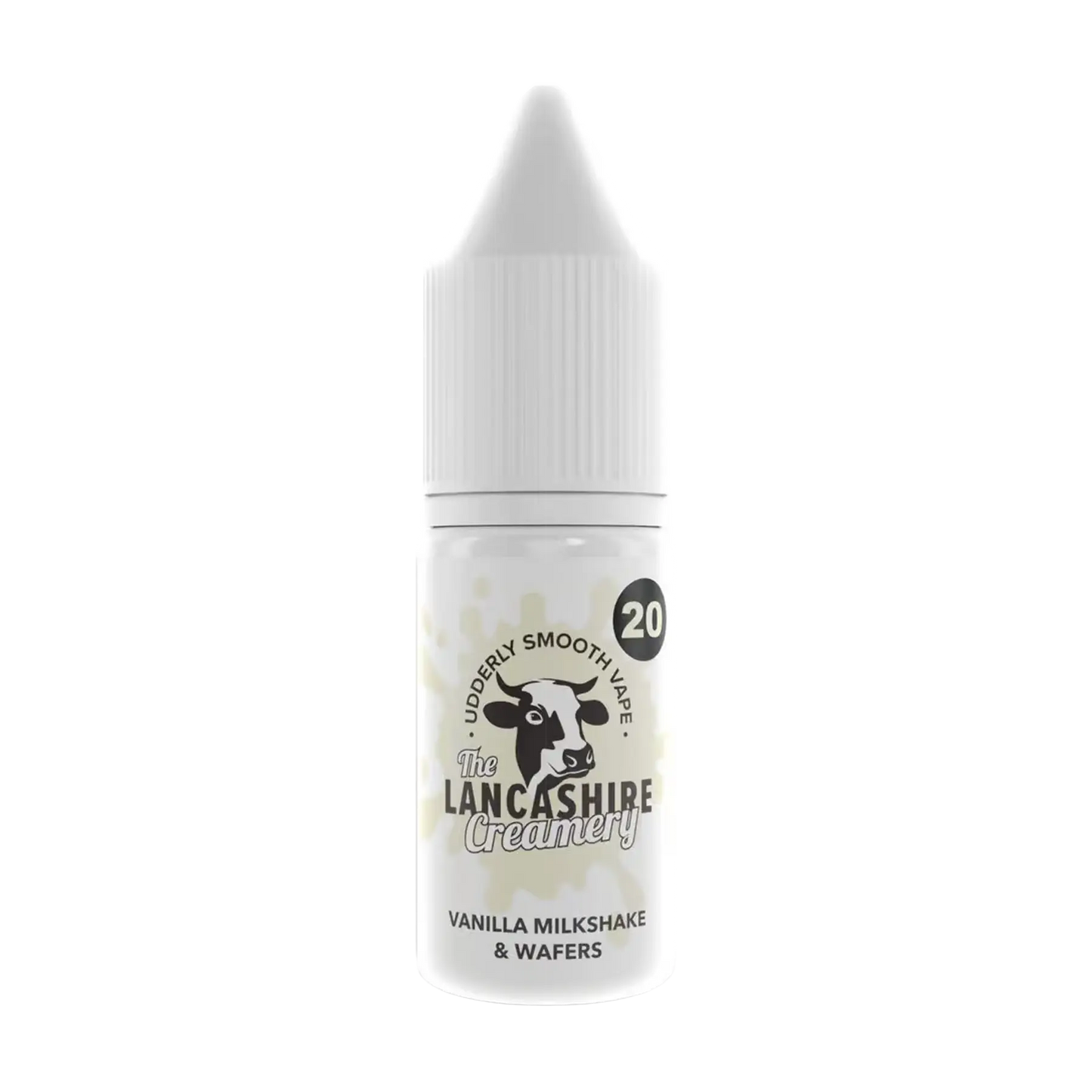 Lancashire Creamery 10ml Nicotine Salt - Vanilla Milkshake & Wafers