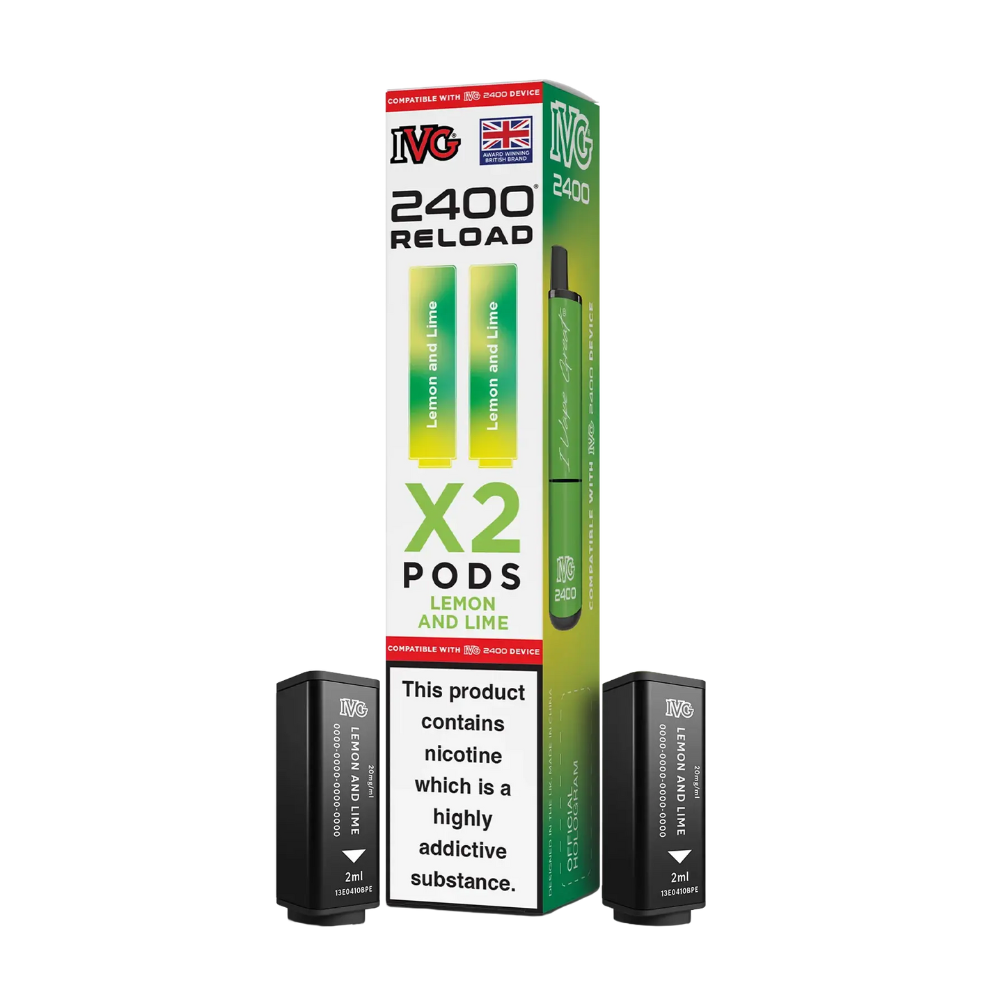 IVG 2400 Replacement Pre-Filled Pods