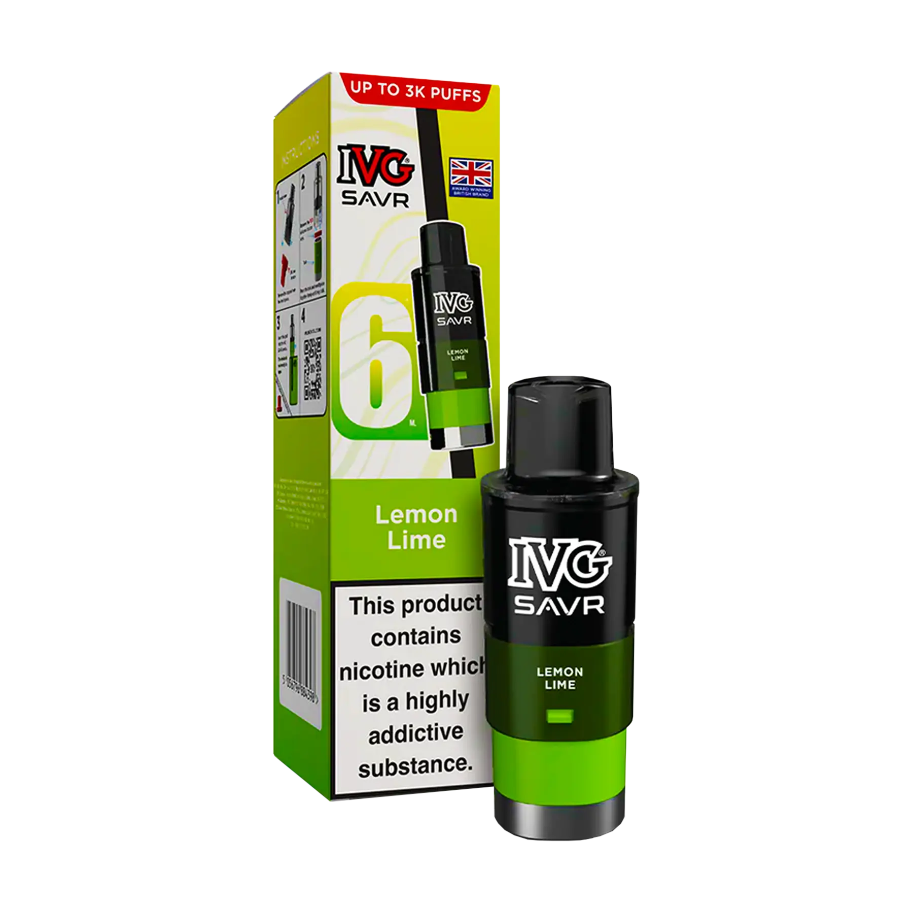 IVG Savr Replacement Pods - Lemon Lime