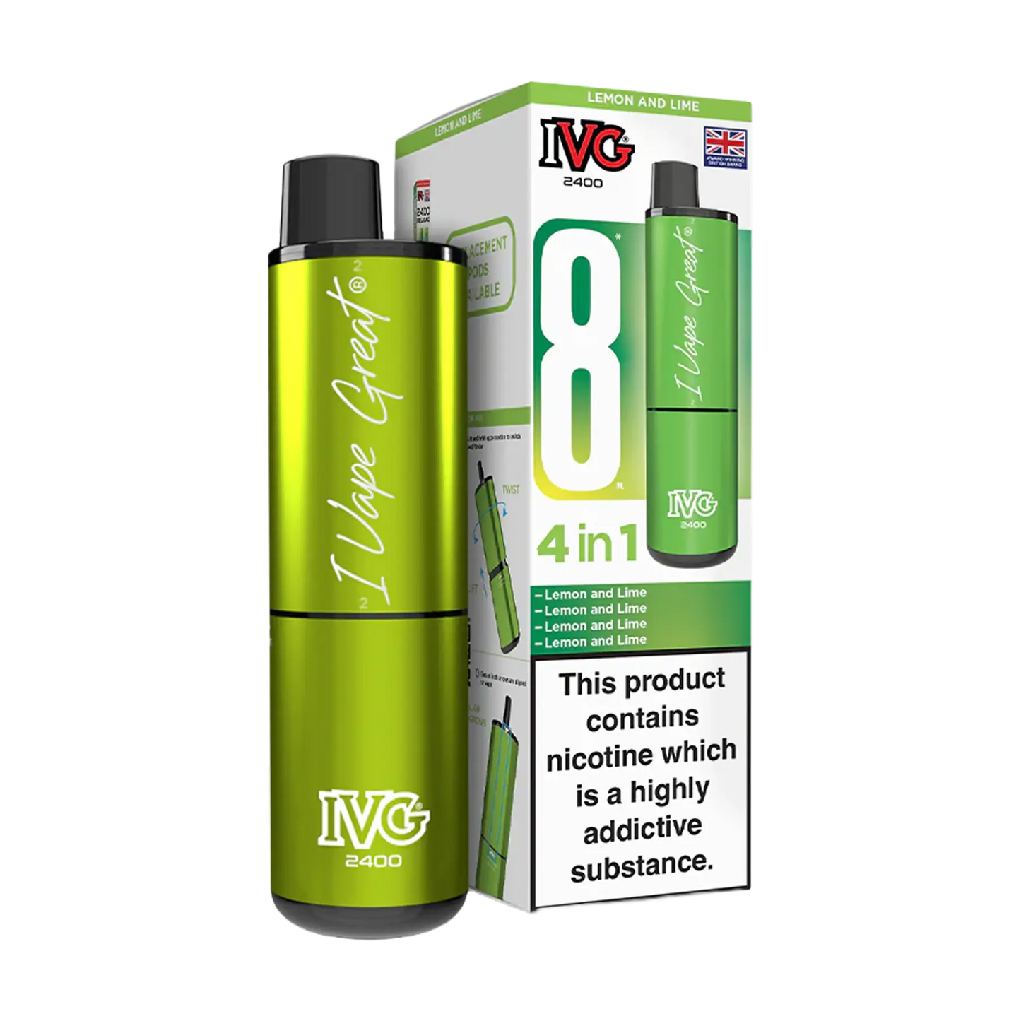 IVG 2400 Prefilled Vape Kit