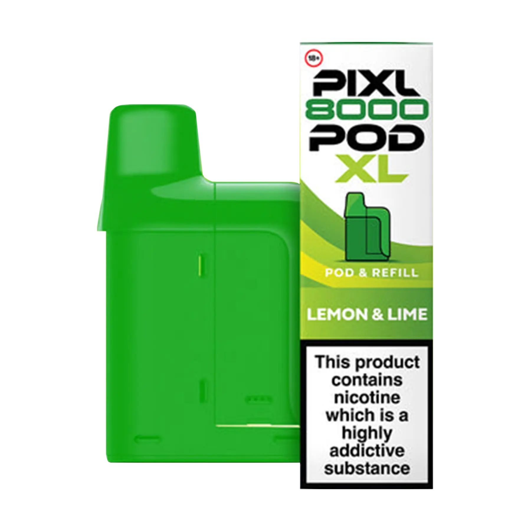Pixl 8000 Replacement Pods - Lemon & Lime