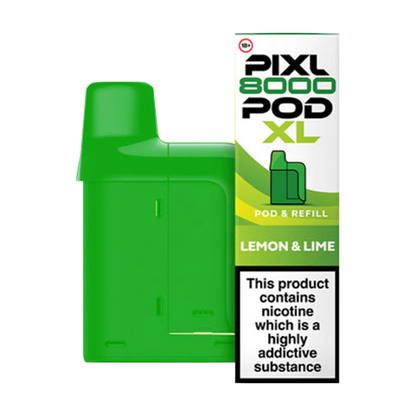 Pixl 8000 Replacement Pods - Lemon & Lime