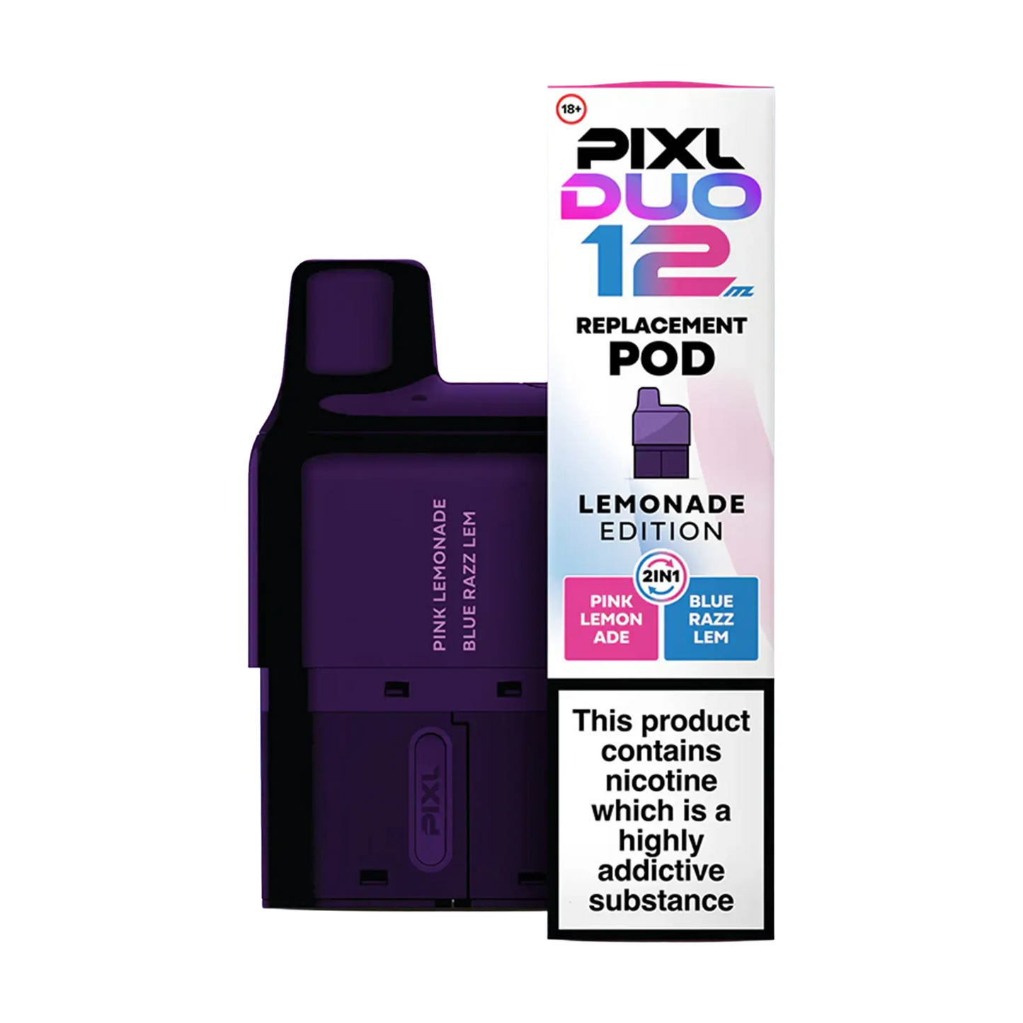 Pixl Duo 12 Replacement Pods - Lemonade Edition