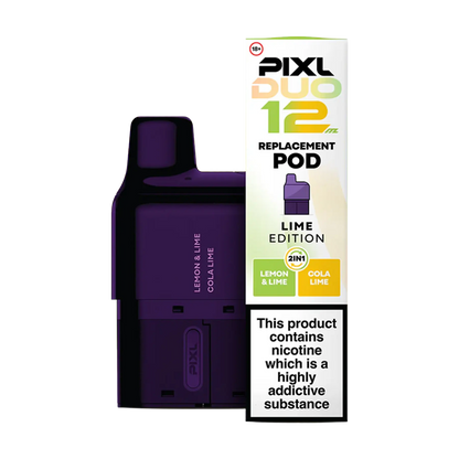 Pixl Duo 12 Replacement Pods - Lime Edition