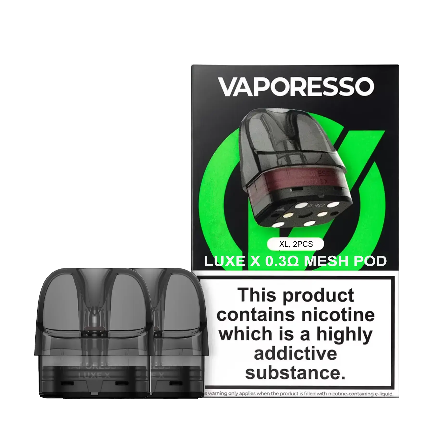 Vaporesso Luxe X Replacement Pods - 0.3 ohm XL