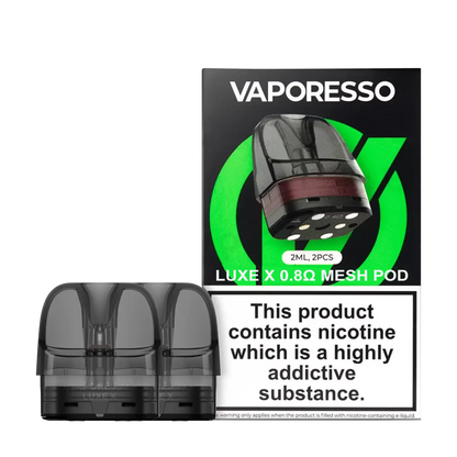 Vaporesso Luxe X Replacement Pods - 0.8 ohm 2ml