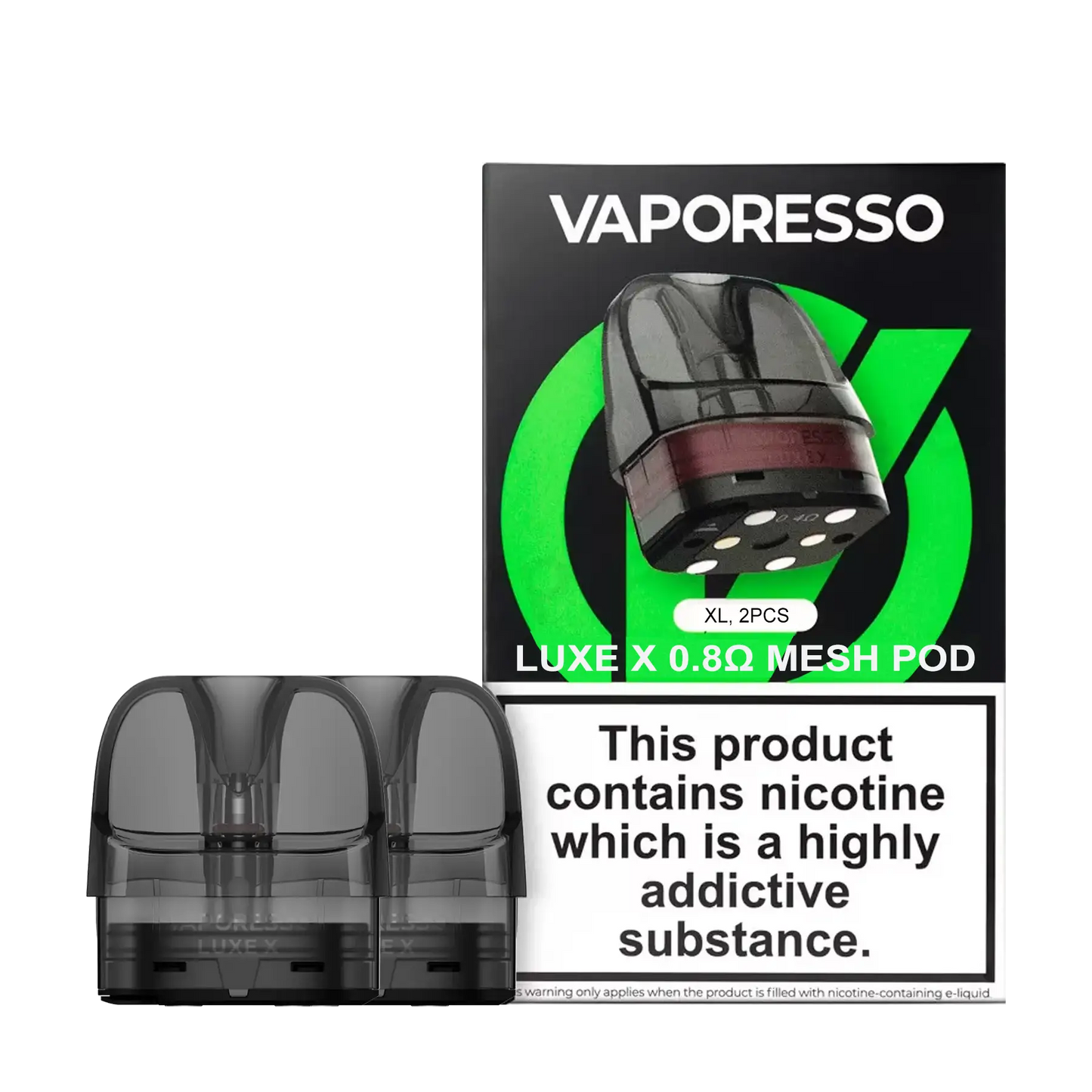 Vaporesso Luxe X Replacement Pods - 0.8 ohm XL