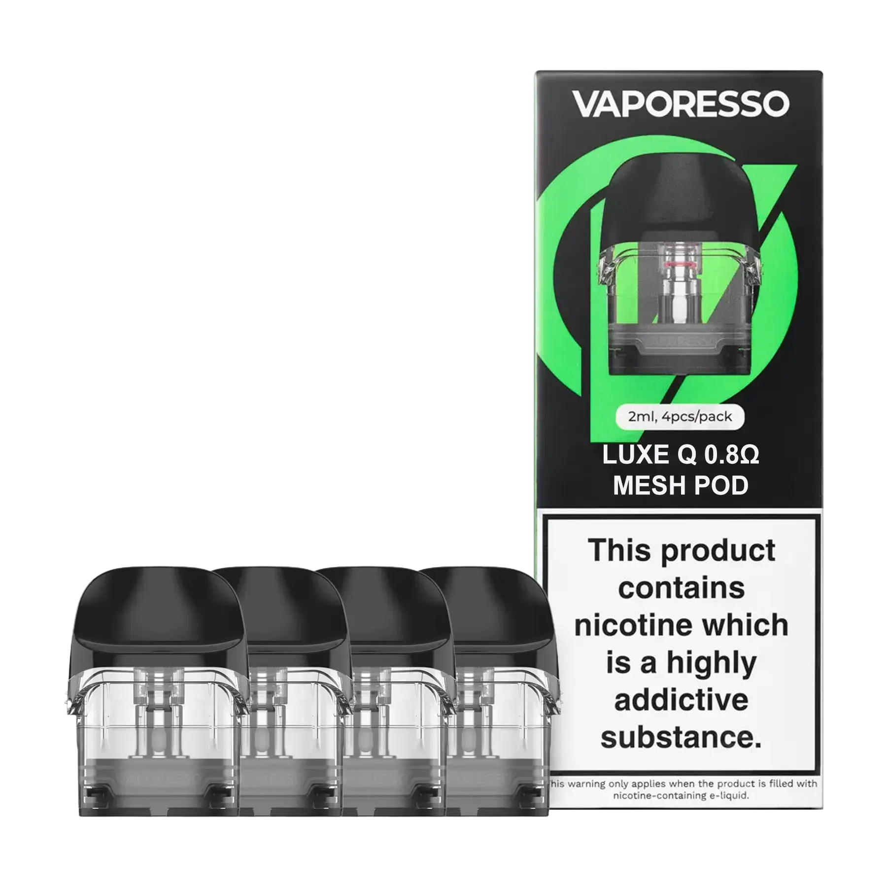 Vaporesso Luxe Q Replacement Pods - 0.8 ohm
