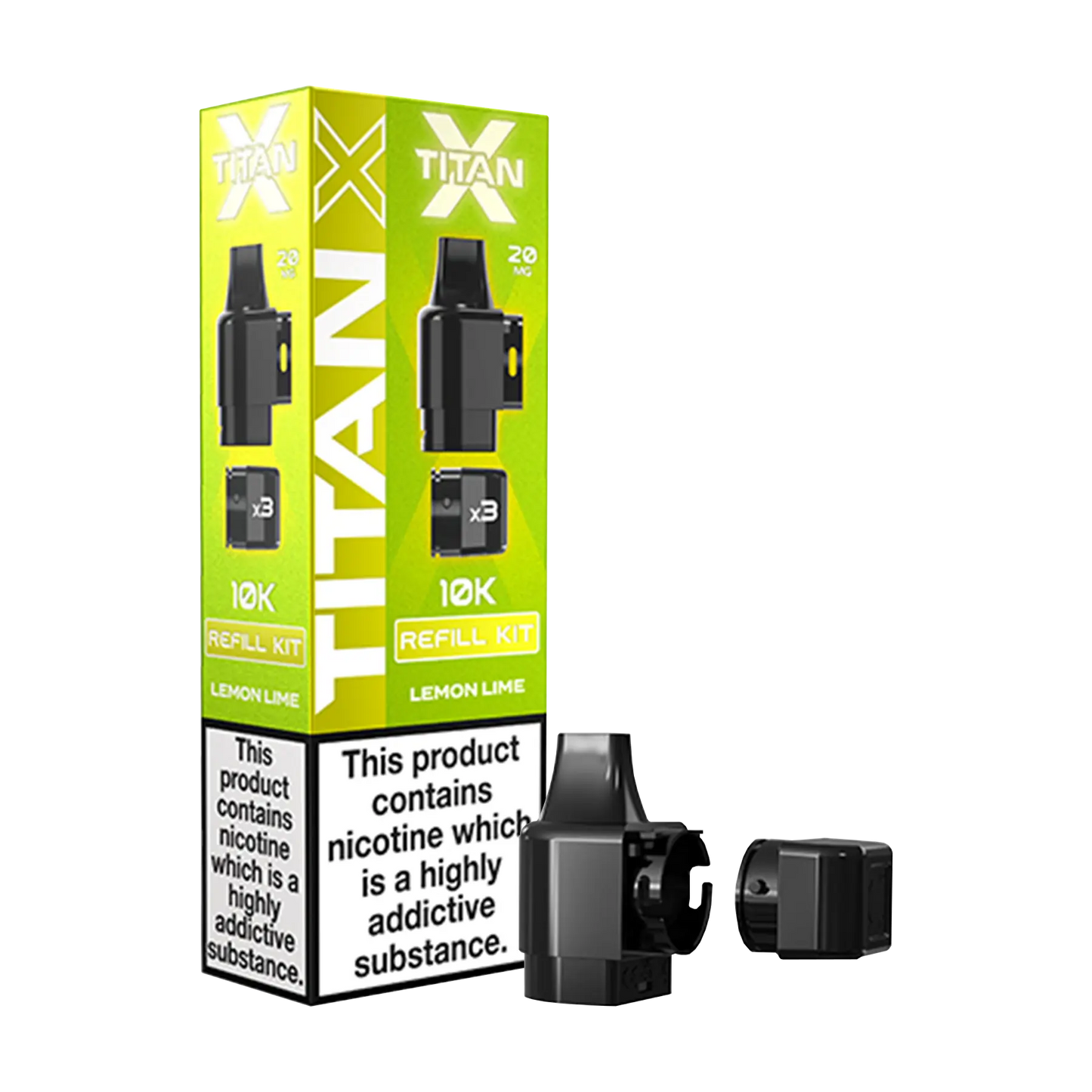 Titan X Replacement Pods - Lemon Lime