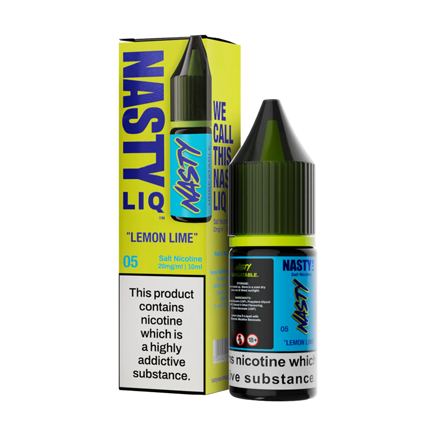 Nasty Liq Nicotine Salt - Lemon Lime