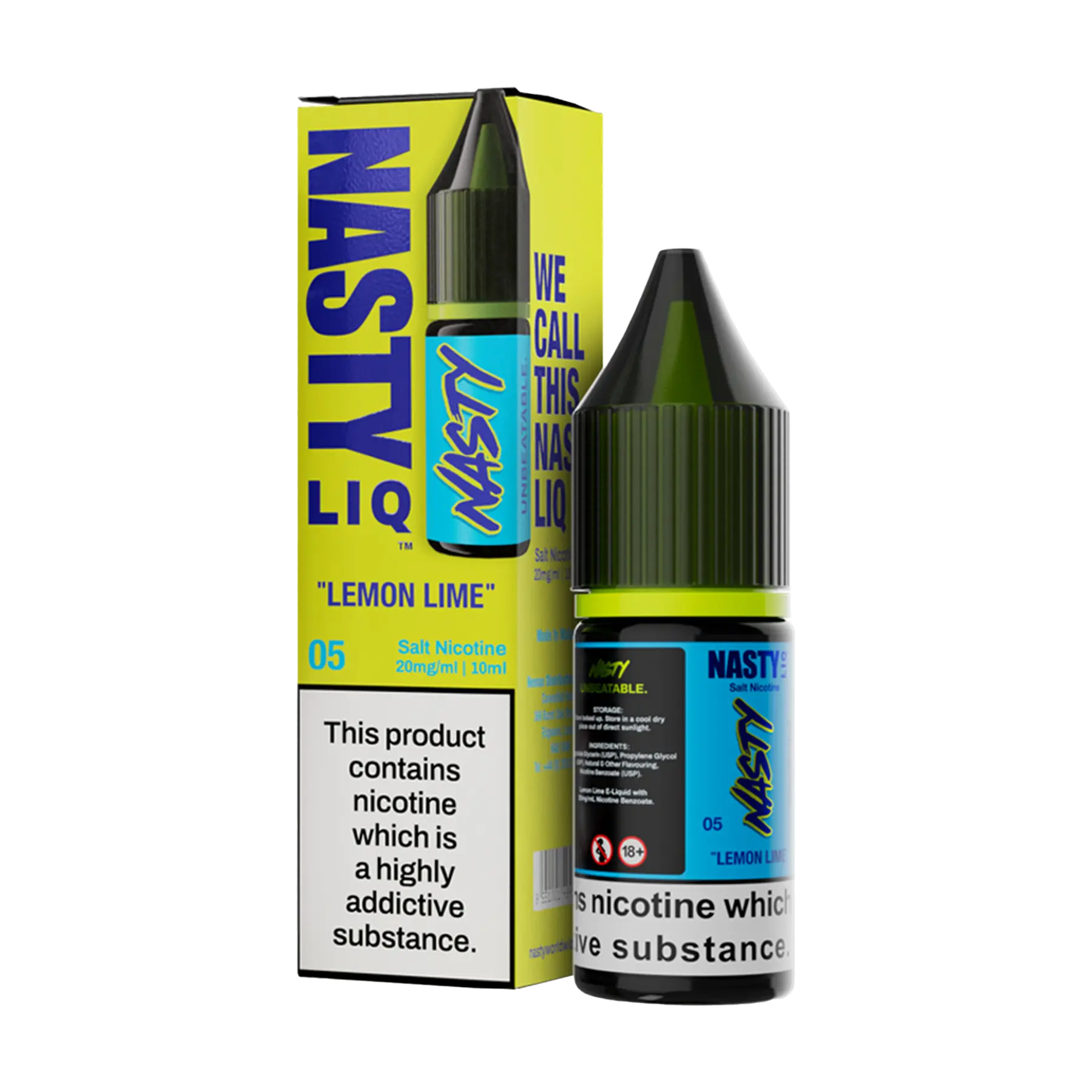 Nasty Liq Nicotine Salt - Lemon Lime