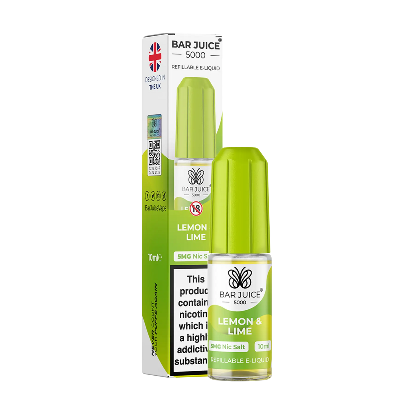 Bar Juice 5000 10ml E Liquid Nicotine Salt