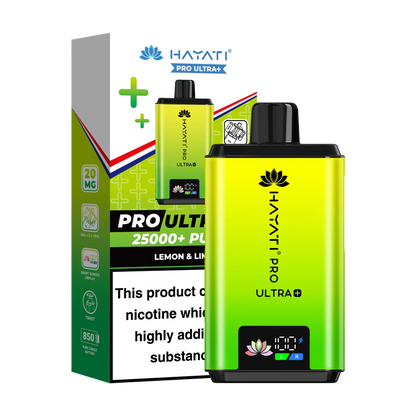 Hayati Pro Ultra 25K Prefilled Vape Kit - Lemon & Lime