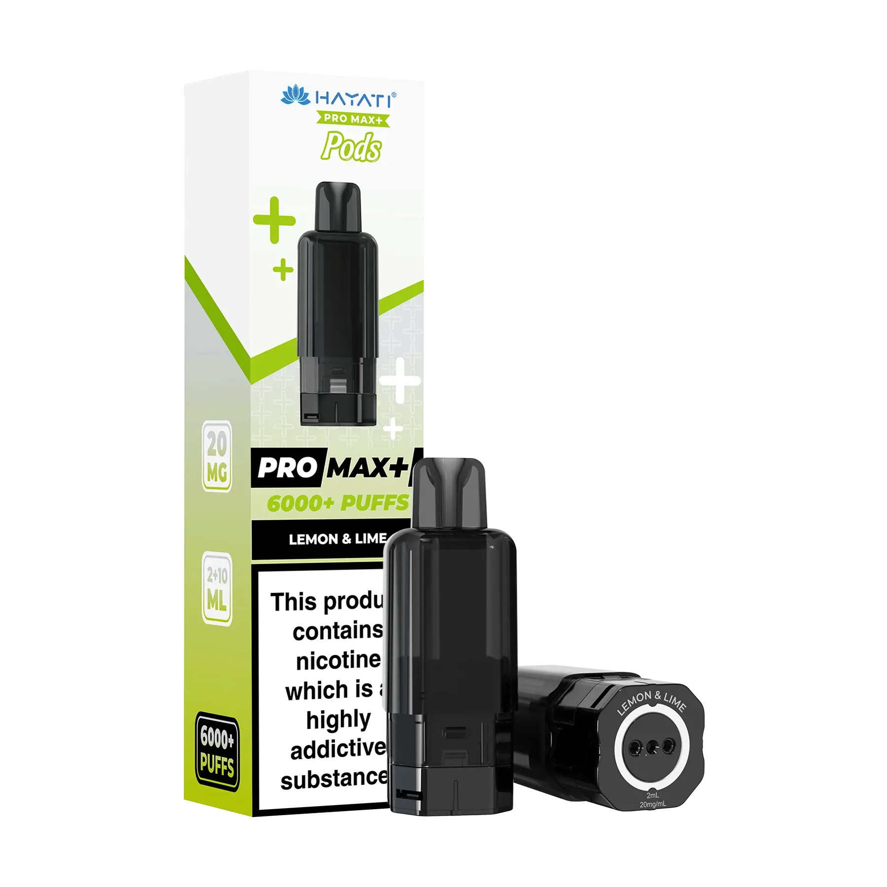 Hayati Pro Max+ 6000 Replacement Pods - Lemon & Lime