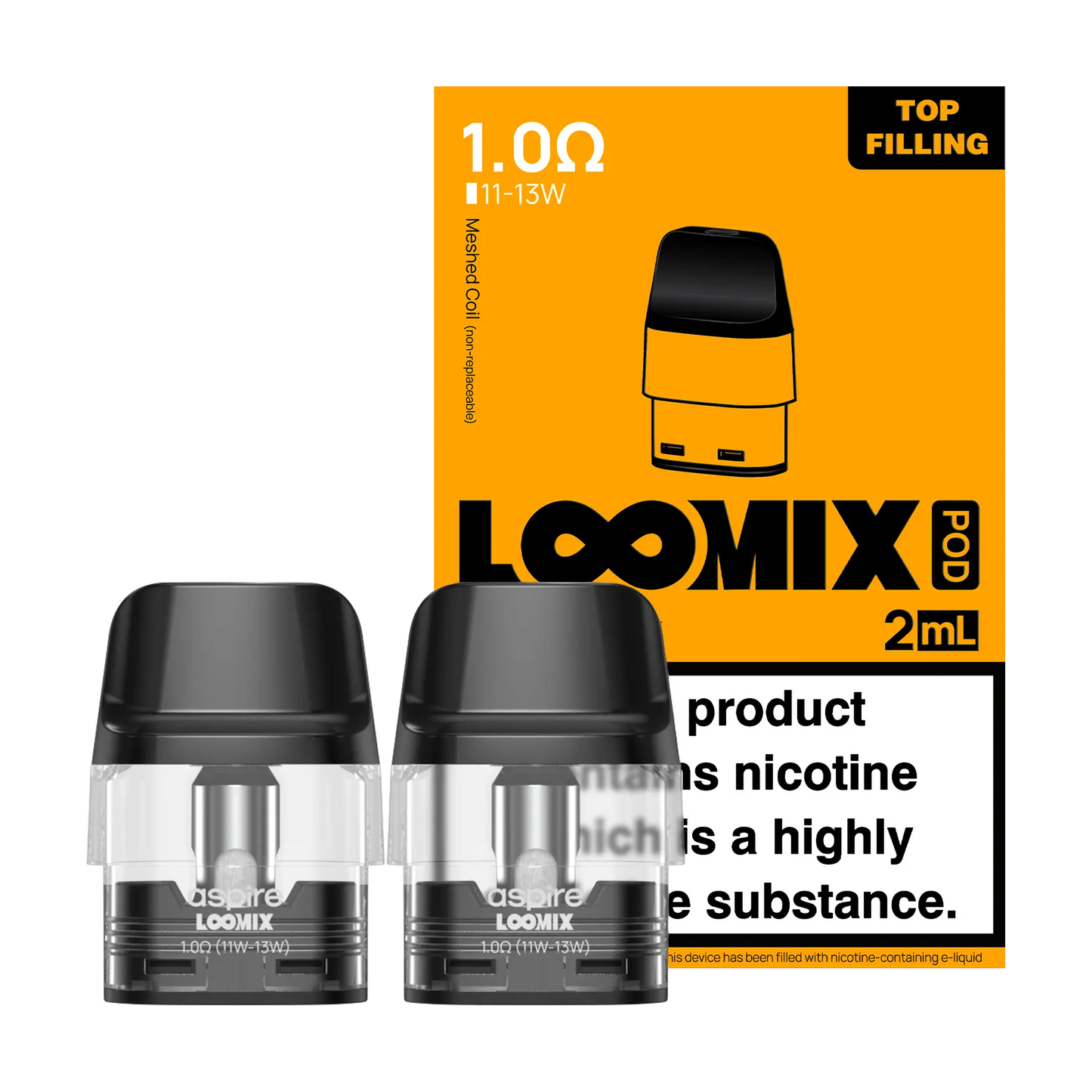 Aspire Loomix Replacement Pods - 1.0 2ml