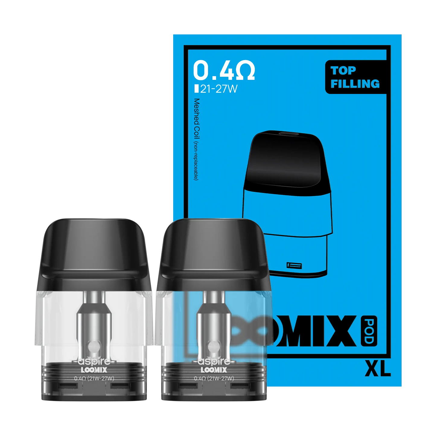 Aspire Loomix Replacement Pods - 0.4 XL
