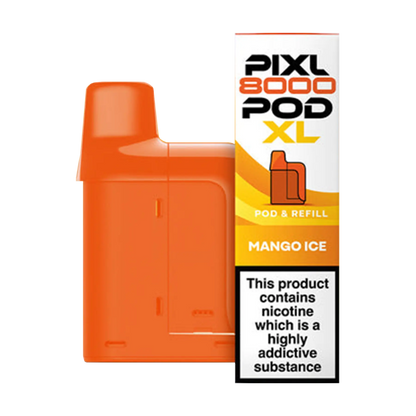 Pixl 8000 Replacement Pods - Mango Ice