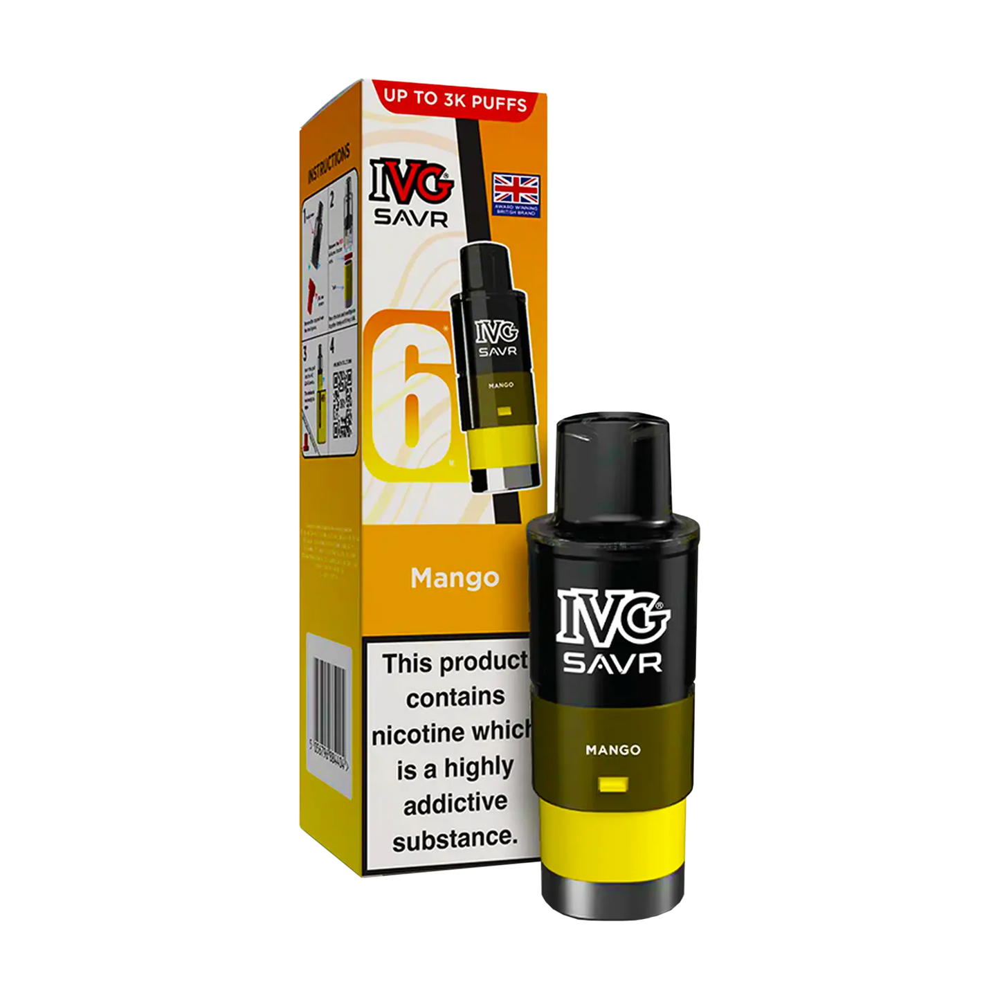 IVG Savr Replacement Pods - Mango