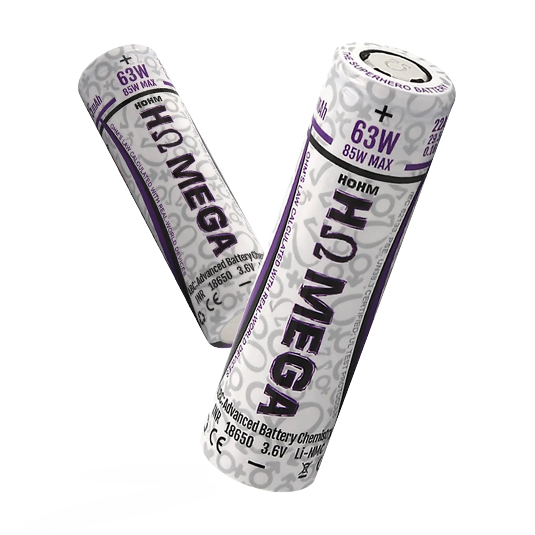Hohm Tech 18650 Batteries - Hohm Mega