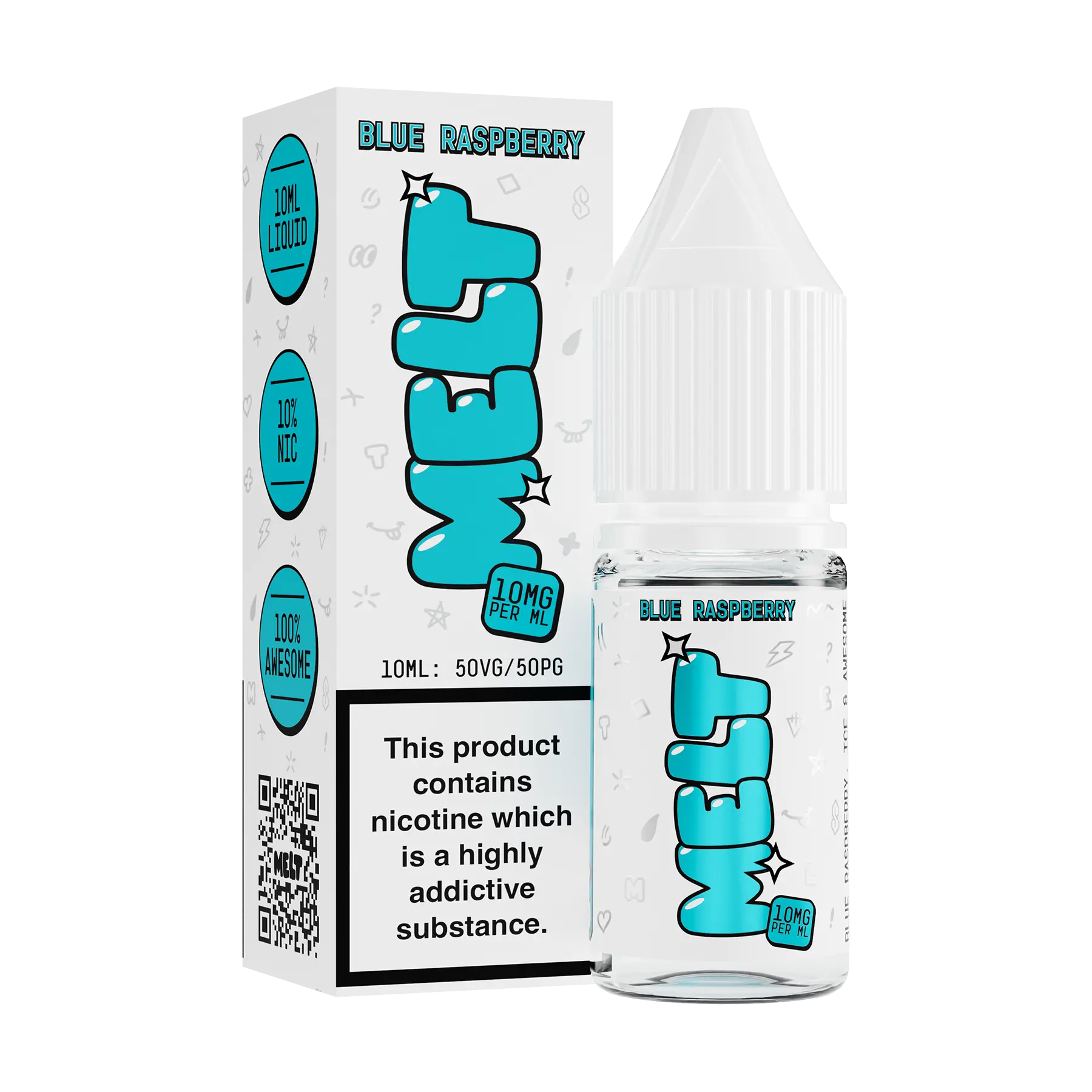 Melt -  Blue Raspberry 10ml E Liquid Nicotine Salt
