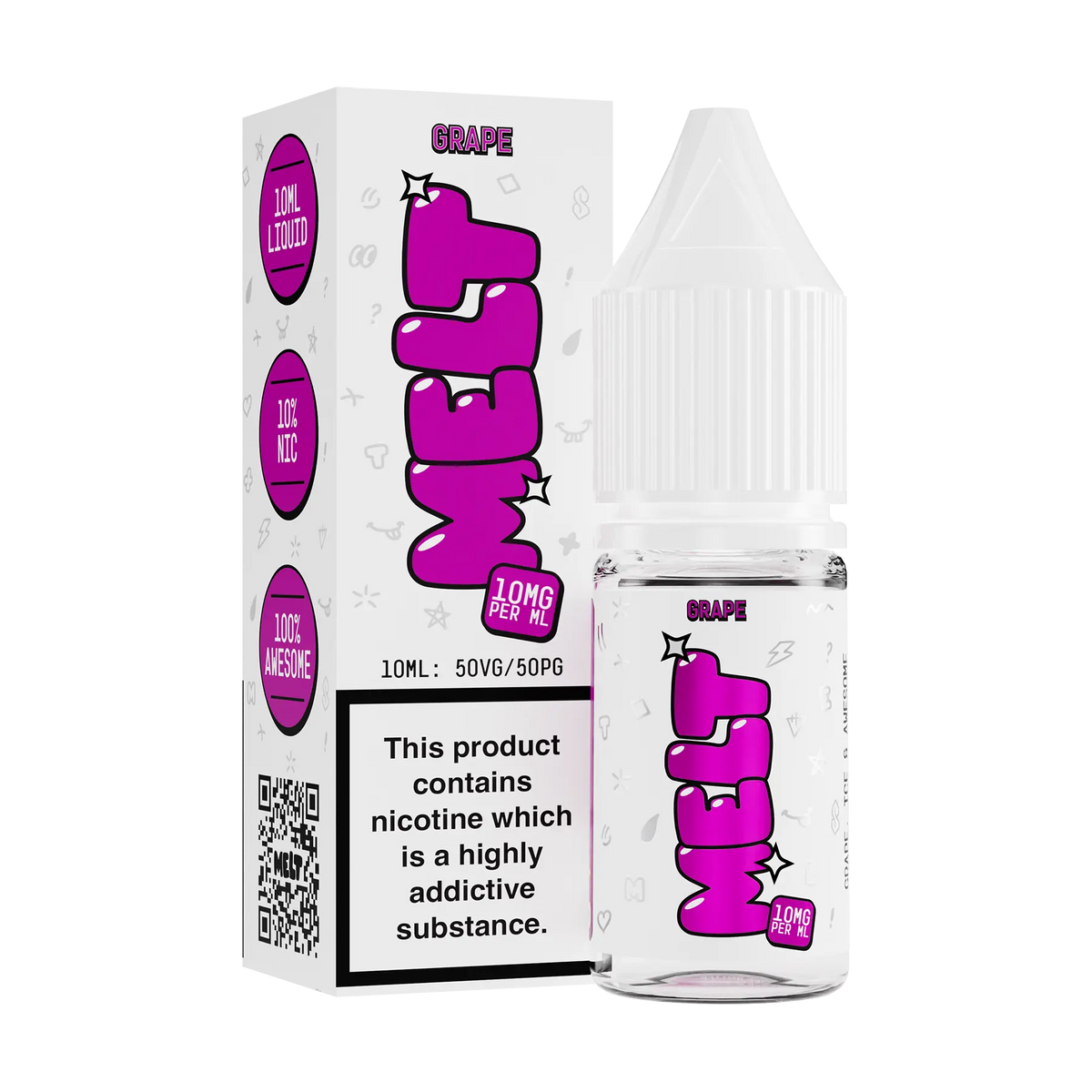 Melt -  Grape 10ml E Liquid Nicotine Salt
