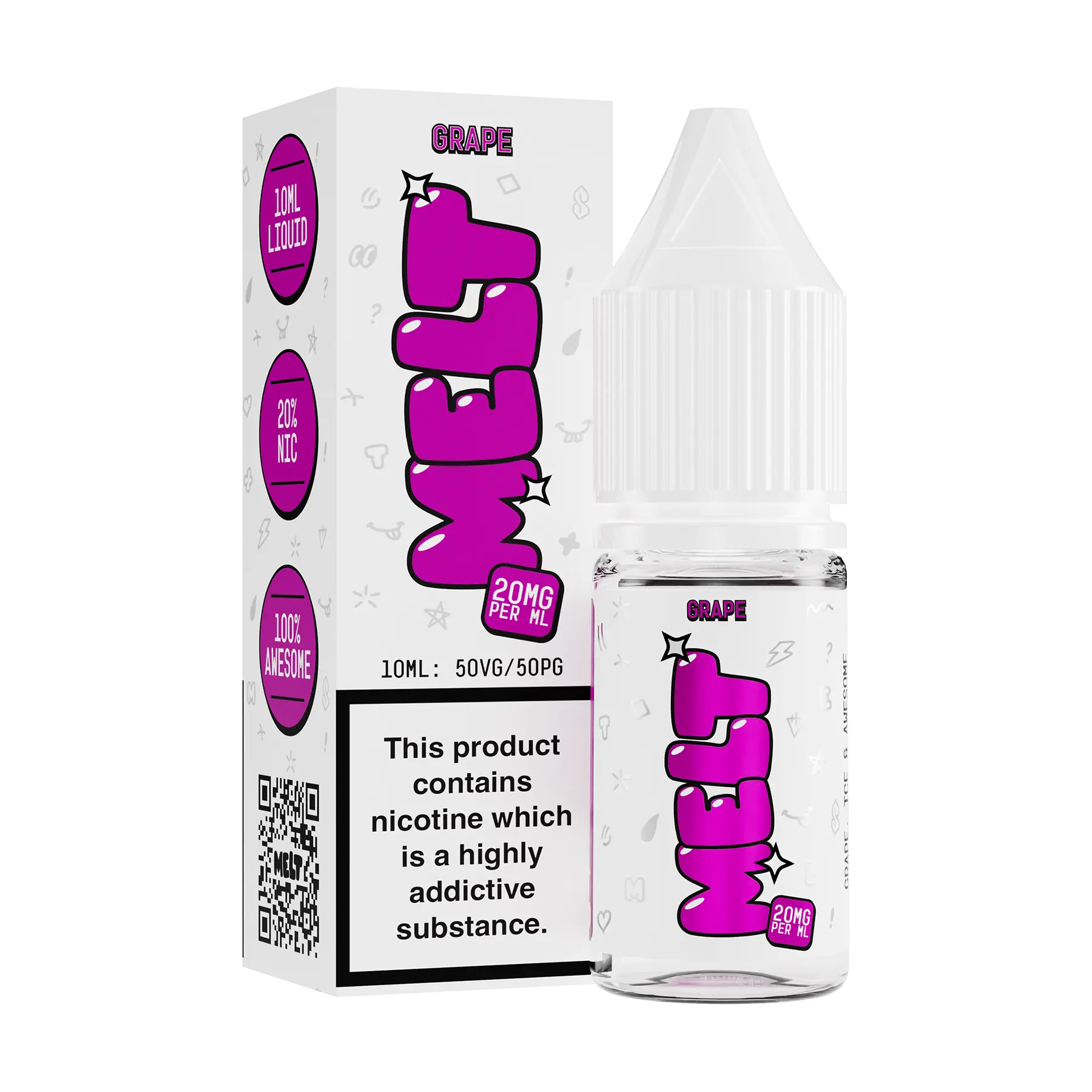 Melt -  Grape 10ml E Liquid Nicotine Salt