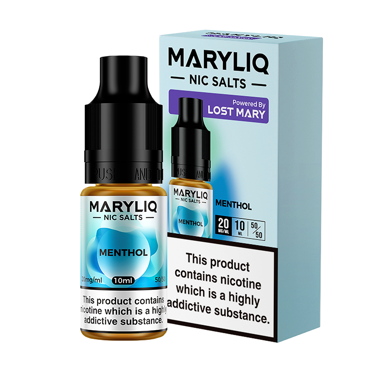 Maryliq - Menthol 10ml E Liquid Nicotine Salt