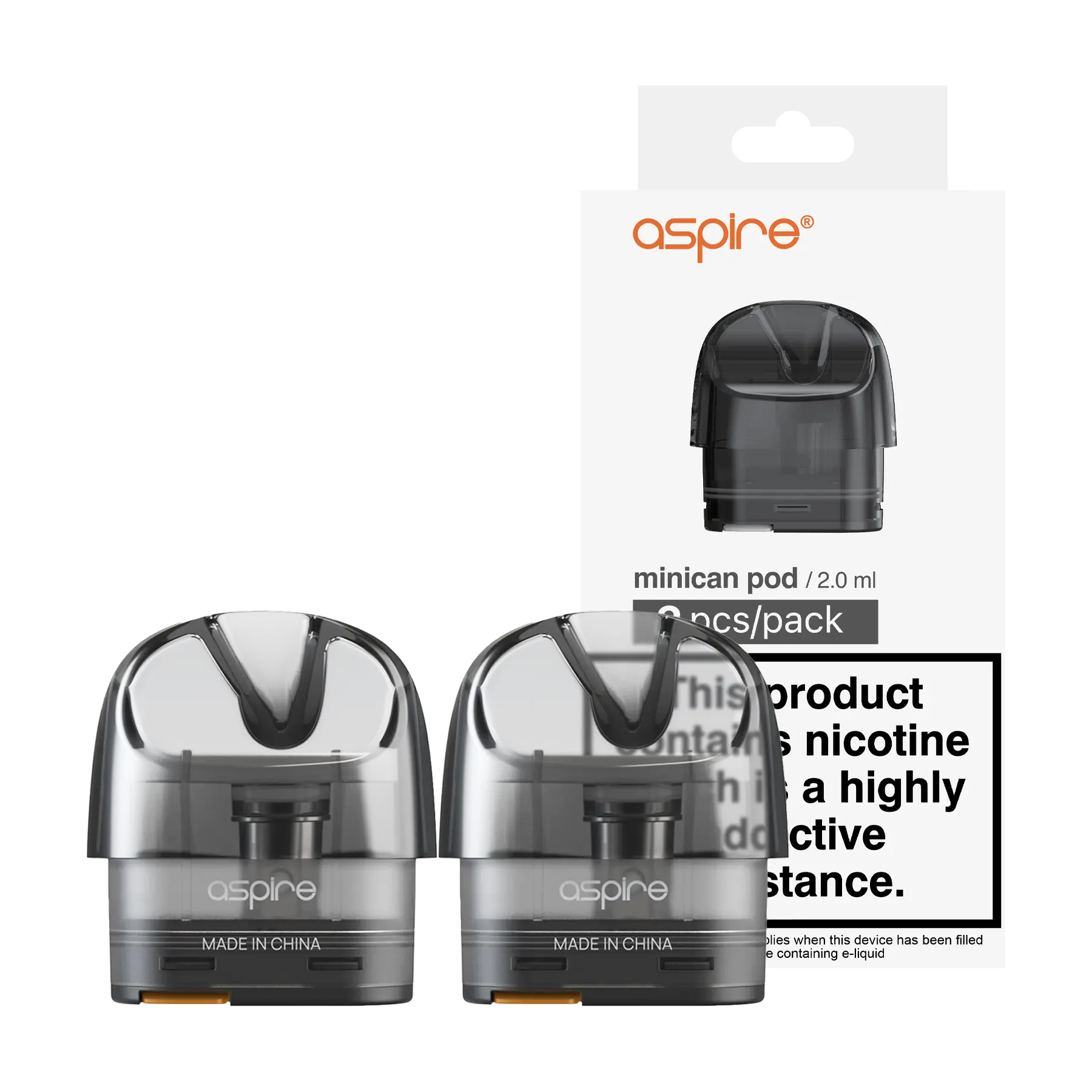 Aspire Minican Pods - 0.8 ohm Mesh