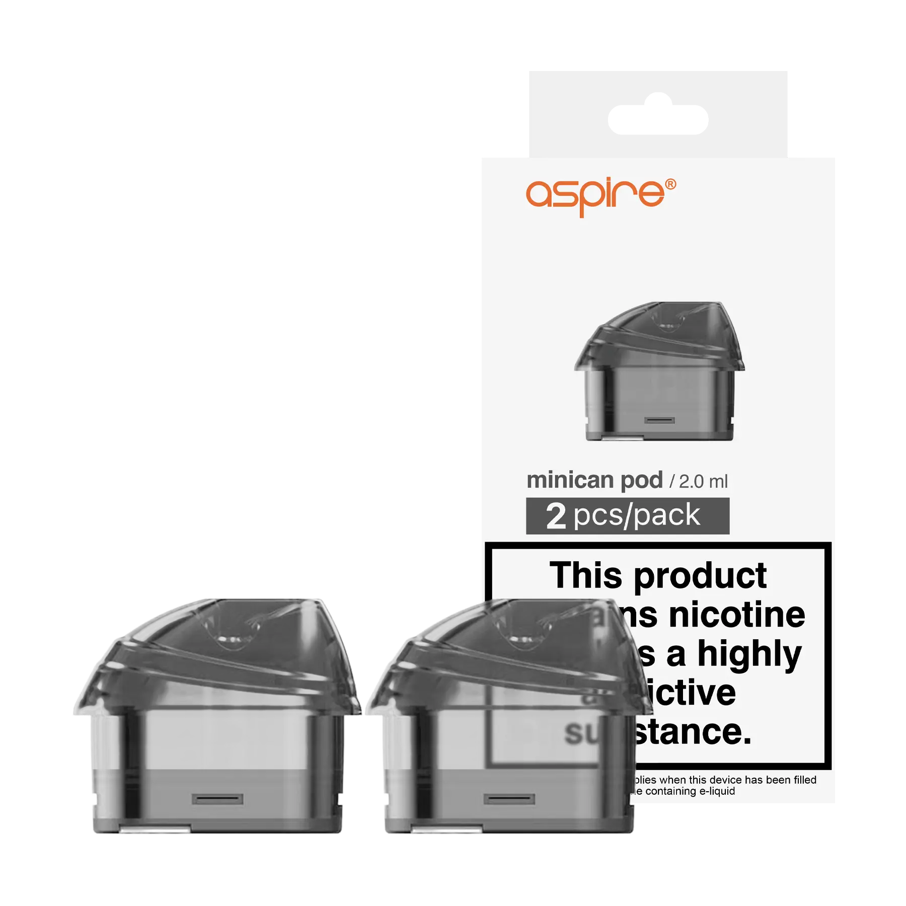 Aspire Minican Pods - 1.2 ohm Mesh