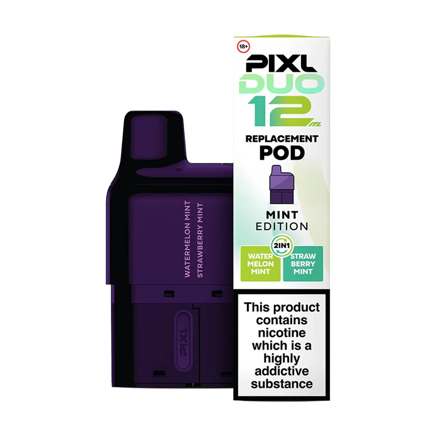 Pixl Duo 12 Replacement Pods - Mint Edition