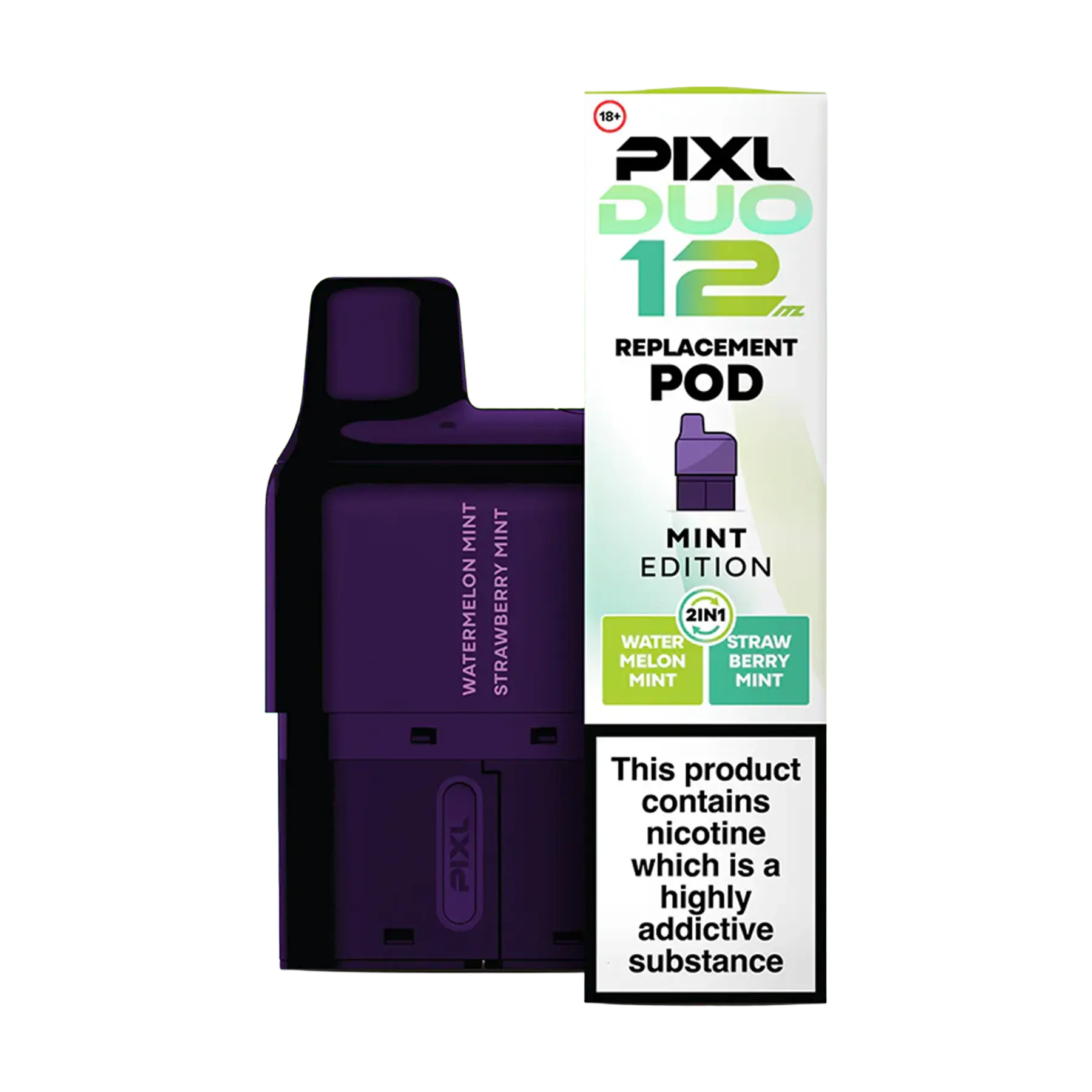 Pixl Duo 12 Replacement Pods - Mint Edition