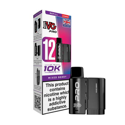 IVG Pro 12 Replacement Pods - Mixed Berry