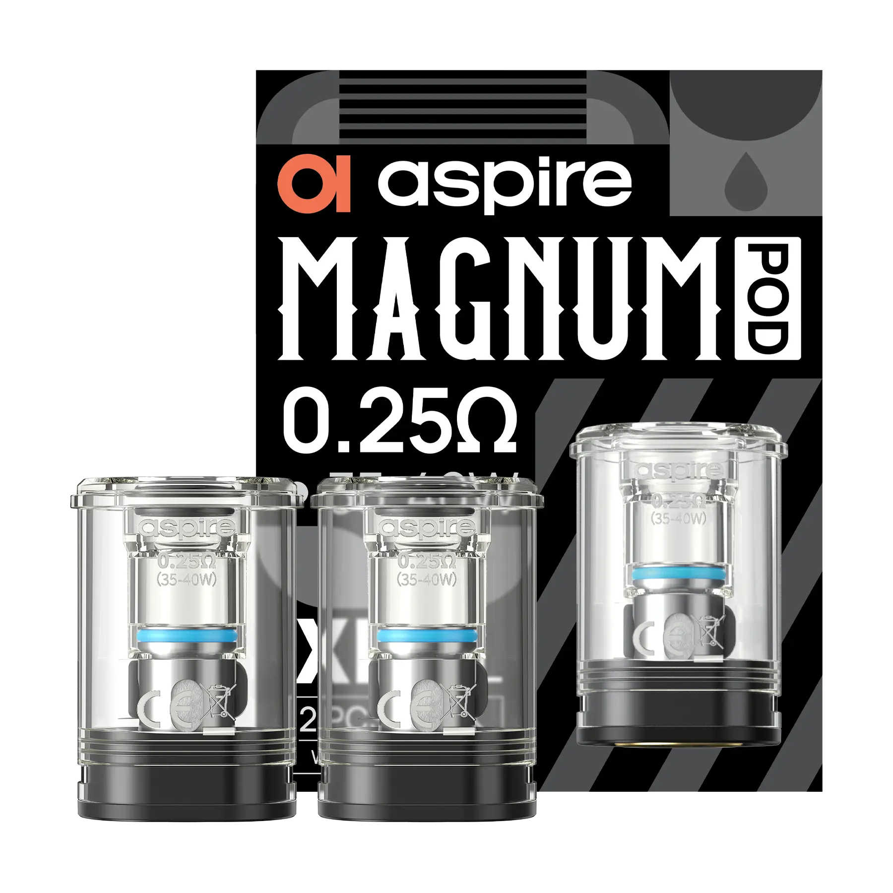 elfbar elfa master akku Aspire Magnum Pod – 6.0 ml DL & RDL Power Ersatzpod 2er Pack main image 0