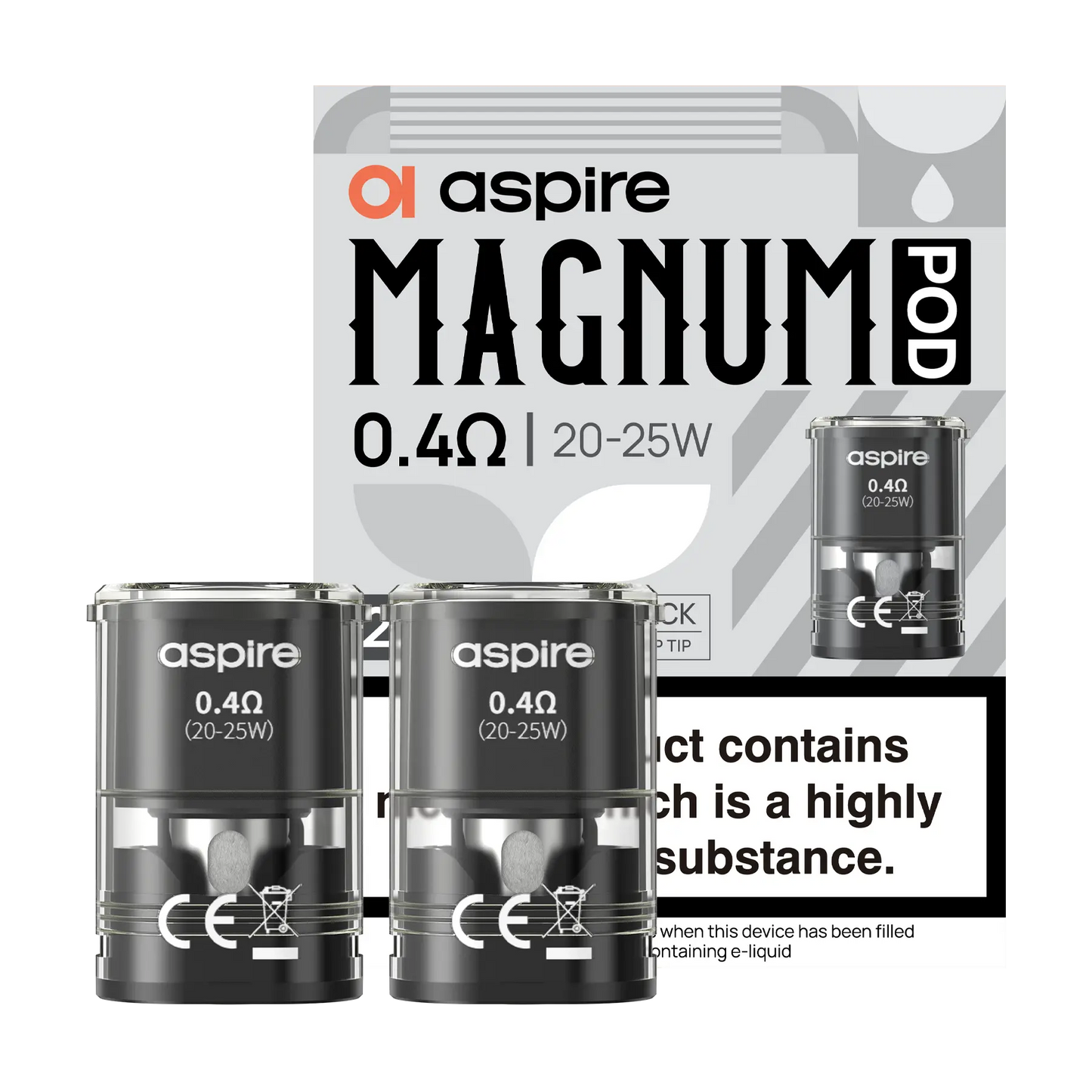 Aspire Magnum Replacement Pods - 0.4 2ml