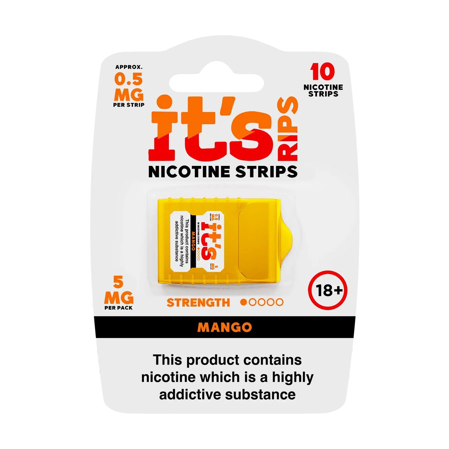 It's Nicotine Rips - Container Of 10 Strips