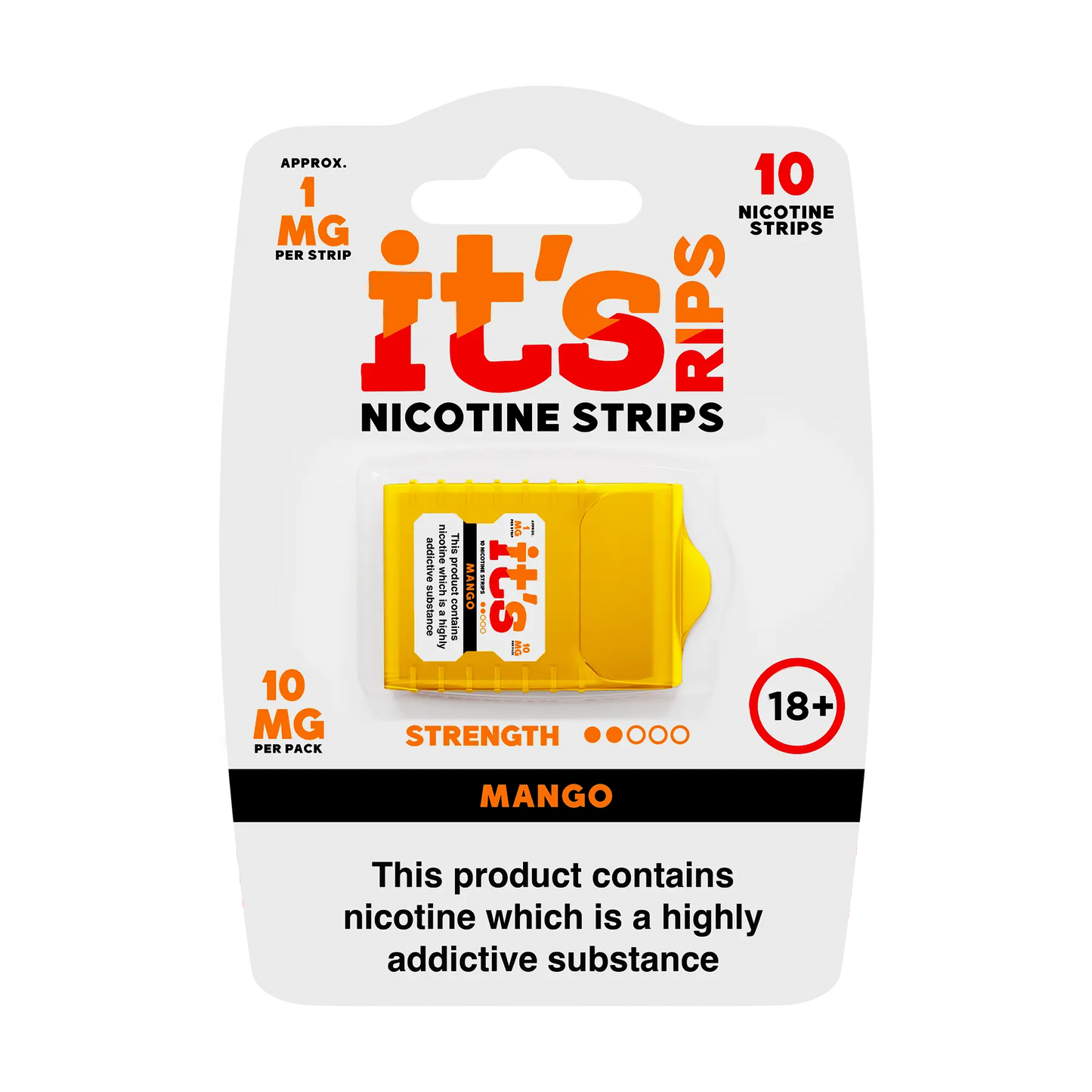 It's Nicotine Rips - Container Of 10 Strips