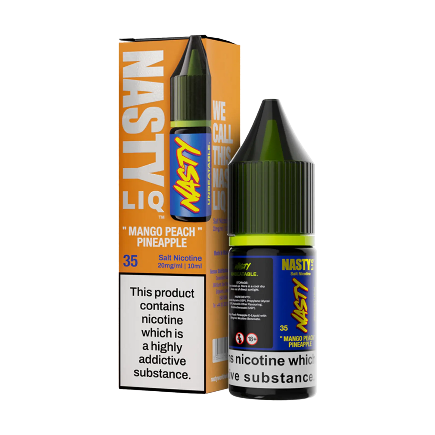Nasty Liq Nicotine Salt - Mango Peach Pineapple