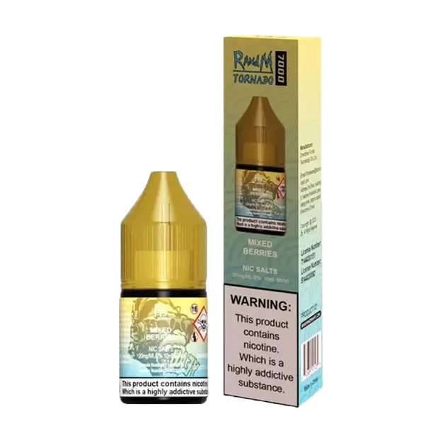 R&M 10ml Nicotine Salt - Mixed Berries