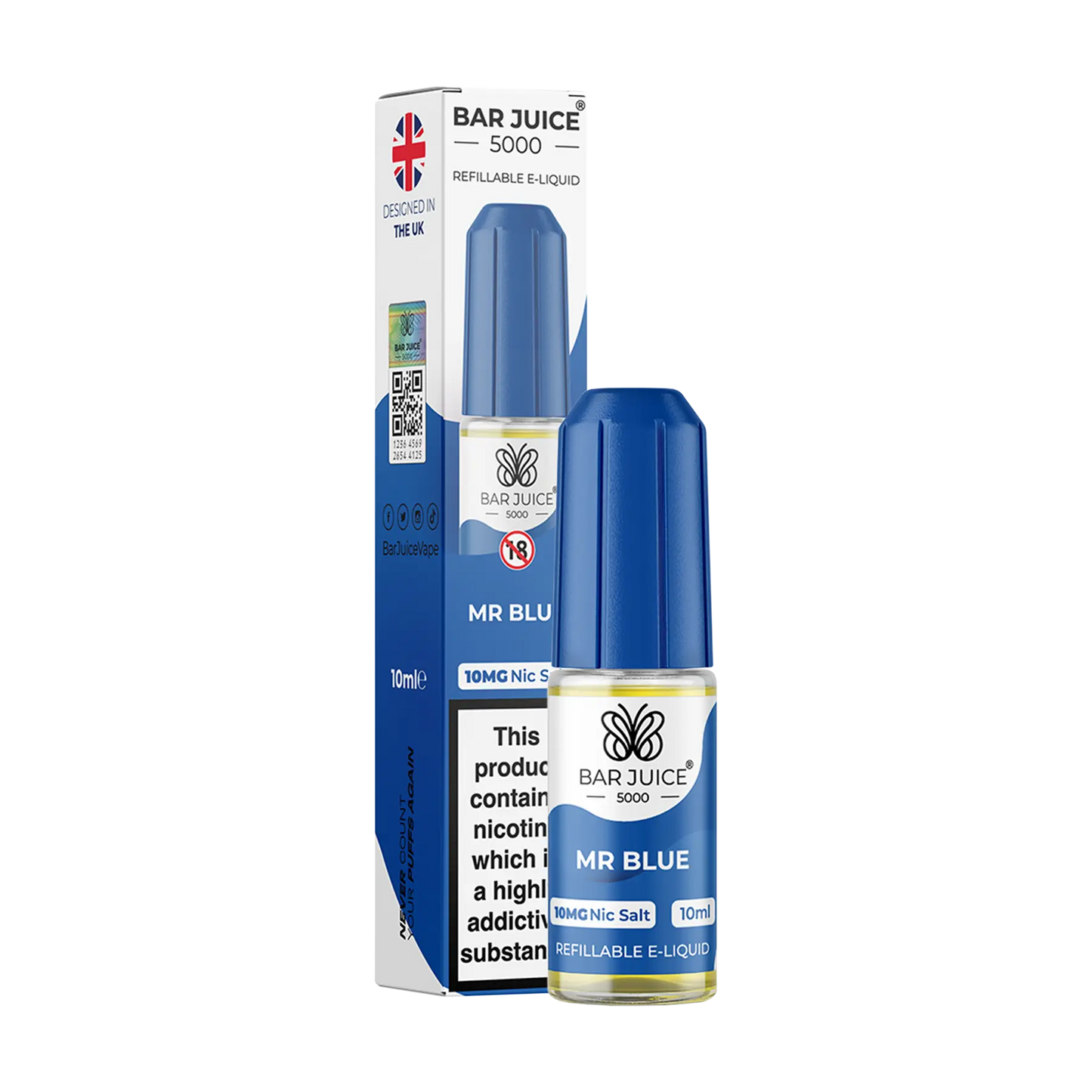 Bar Juice 5000 10ml E Liquid Nicotine Salt