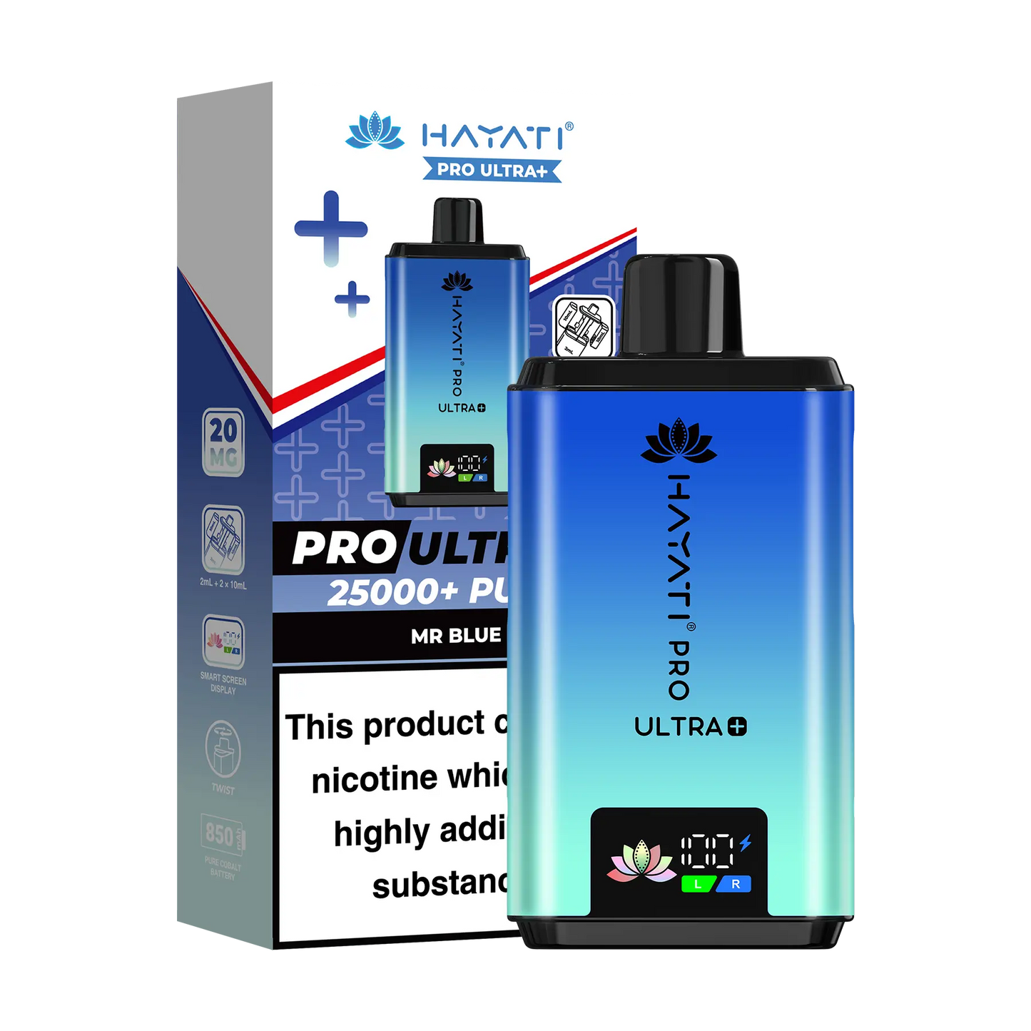 Hayati Pro Ultra 25K Prefilled Vape Kit - Mr Blue