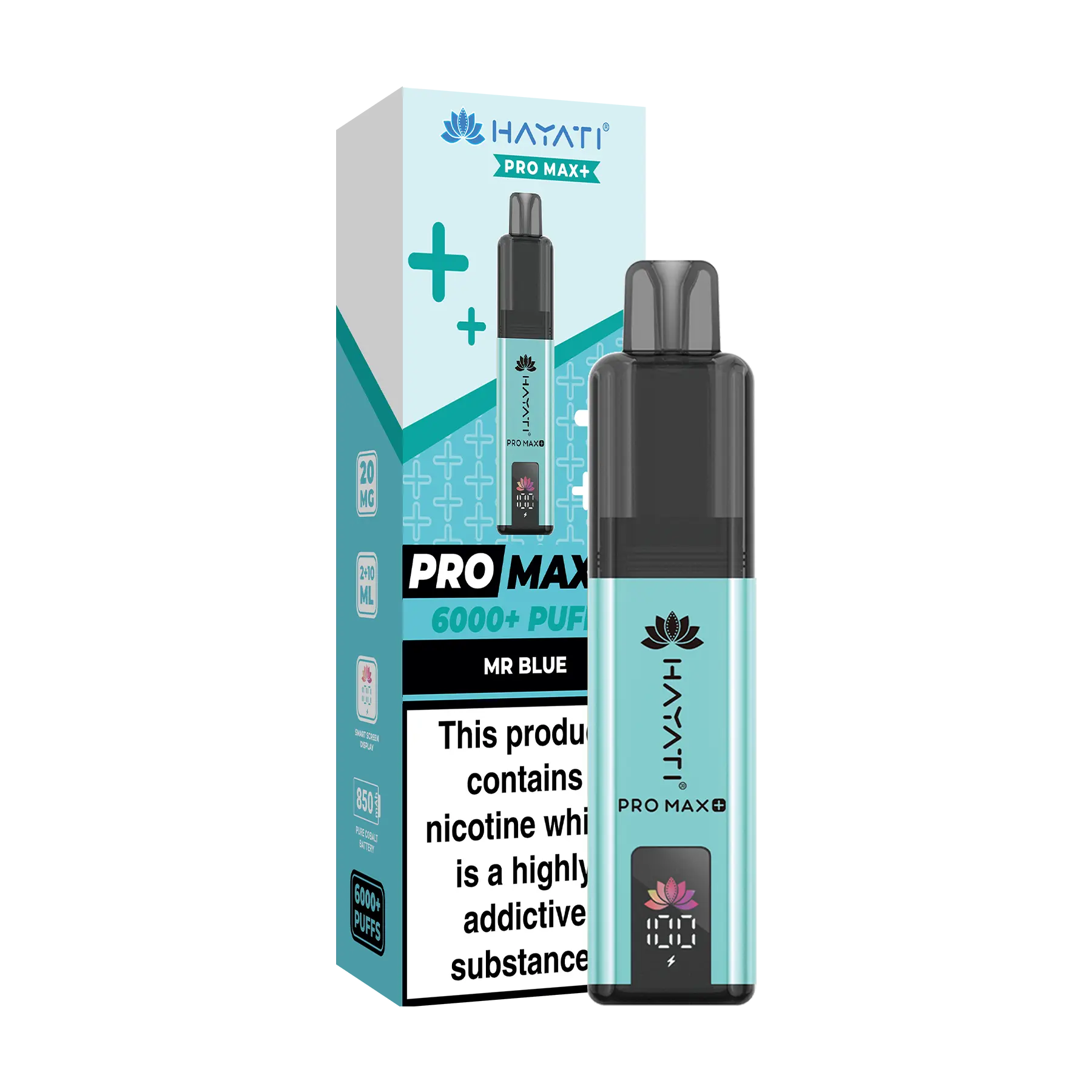 Hayati Pro Max+ 6000 Prefilled Vape Kit - Mr Blue