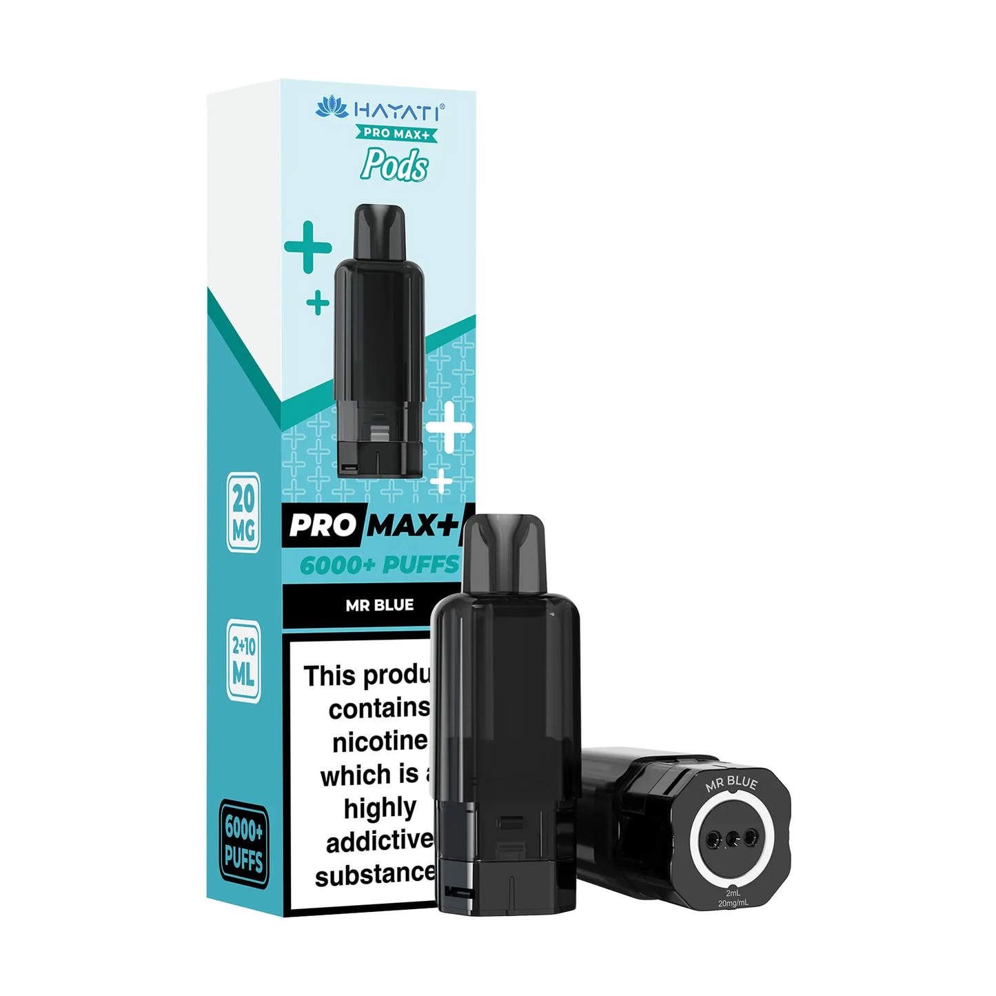 Hayati Pro Max+ 6000 Replacement Pods - Mr Blue