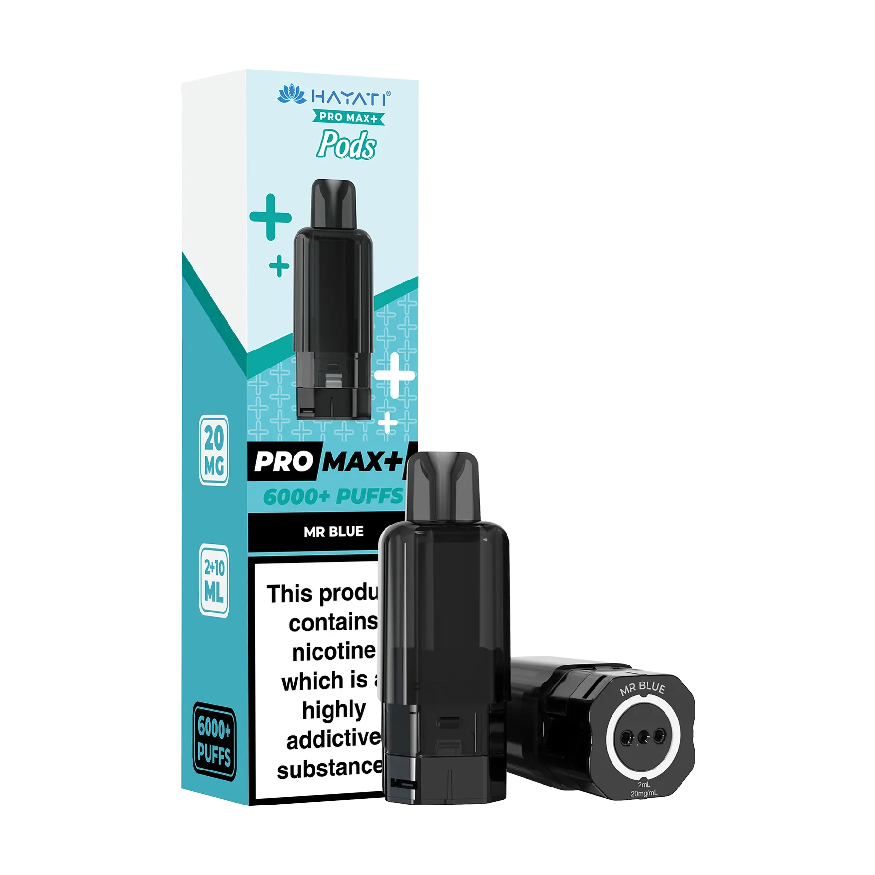 Hayati Pro Max+ 6000 Replacement Pods - Mr Blue
